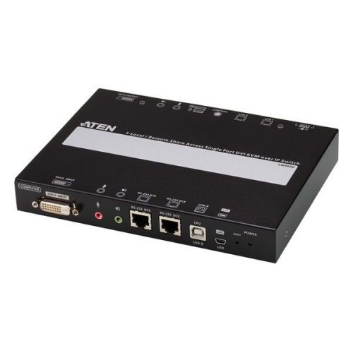 ATEN 1-Local/Remote Share Access Single Port DVI KVM over IP Switch