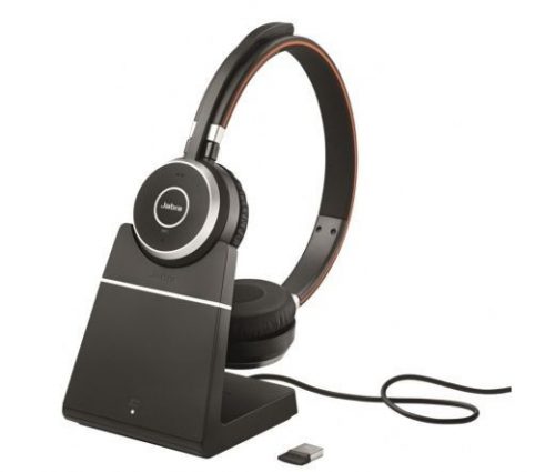 Jabra Evolve 65 MS Stereo + Charging Station Black