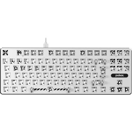 Pulsar PCMK Hotswap TKL 80% Barebone ISO Keyboard White US