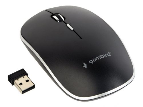 Gembird MUSW-4BS-01 Silent Wireless Optical Mouse Black