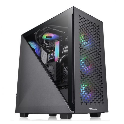 Thermaltake Divider 300 TG Air Tempered Glass Black