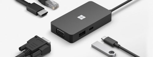 Microsoft USB-C Travel Hub Black