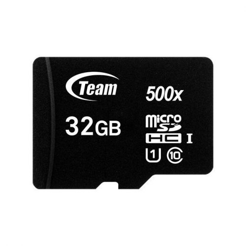 TeamGroup 32GB microSDHC Class10 UHS-I Black + adapterrel