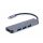 Gembird A-CM-COMBO2-01 USB Type-C 2-in-1 Multi-Port Adapter Space Grey