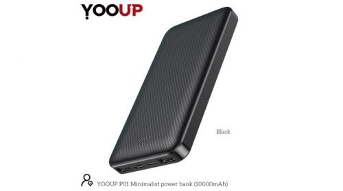 YOOUP P01 10000mAh PoweBank Black