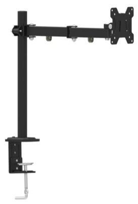 Gembird MA-DF1-01 Adjustable Tilting Desk Display Mounting Arm 13”-27” Black