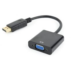 Gembird DisplayPort to VGA M/F adapter 0,2m Black