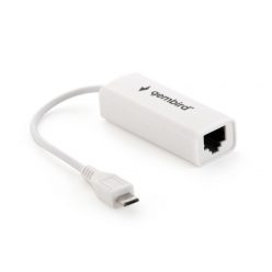   Gembird NIC-MU2-01 microUSB 2.0 LAN Adapter for mobile devices White