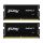 Kingston 16GB DDR5 4800MHz Kit(2x8GB) SODIMM Fury Impact Black