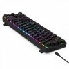 Redragon Deimos, Wired & Wireless Mechanical keyboard, RGB, blue switch Black HU