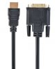 Gembird HDMI to DVI-D (Single Link) (18+1) cable 3m Black