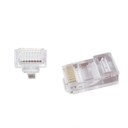 Gembird RJ45/LC-PTU-01/50 Modular plug 8P8C for solid Universal LAN cable UTP 50 pcs per bag