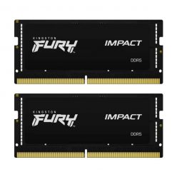   Kingston 64GB DDR5 4800MHz Kit(2x32GB) SODIMM Fury Impact Black