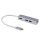 BlackBird USB Type-C HUB 4xUSB 3.0 Silver