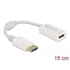   DeLock Adapter DisplayPort 1.1 male to HDMI female Passive White