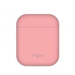   FIXED Ultravékony szilikon tok Silky Apple Airpods 1 és 2.-höz, pink