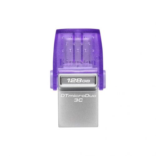 Kingston 128GB DT microDuo 3C USB3.2 Silver/Purple