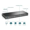 TP-Link TL-SG3452X JetStream 48-Port Gigabit L2+ Managed Switch with 4 10GE SFP+ Slots