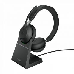   Jabra Evolve2 65 MS Teams Stereo Bluetooth Headset with Charging Stand Black