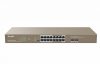 Tenda TEG1118P-16-250W 16-port 16GE+2SFP Ethernet Switch With 16-Port PoE Switch