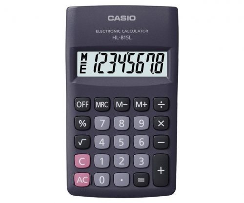 Casio HL-815L Zsebszámológép Black