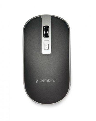 Gembird MUSW-4B-06-BS Wireless optical mouse Black/Silver