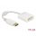 DeLock DisplayPort 1.1 male > DVI-D(Single Link) (24+5) female Passive Adapter White