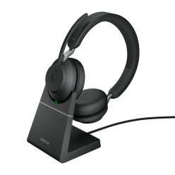   Jabra Evolve2 65 UC Stereo Bluetooth Headset + Charging Station Black