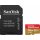 Sandisk 256GB microSDXC Extreme Plus Class 10 U3 A2 C10 V30 + adapterrel