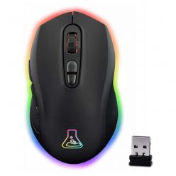 The G-Lab Kult Neon Wireless Mouse Black