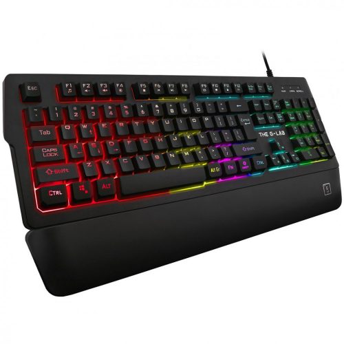 The G-Lab Keyz Palladium Keyboard Black US