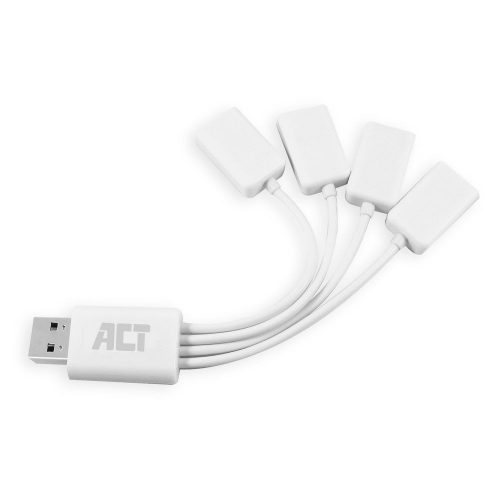 ACT AC6210 USB 2.0 4-Port Hub White