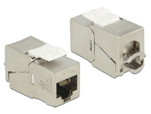 DeLock Keystone Module RJ45 jack > LSA Cat.6A STP compact