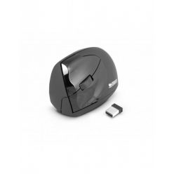 URBAN factory Ergo Left Hand Wireless Mouse Black