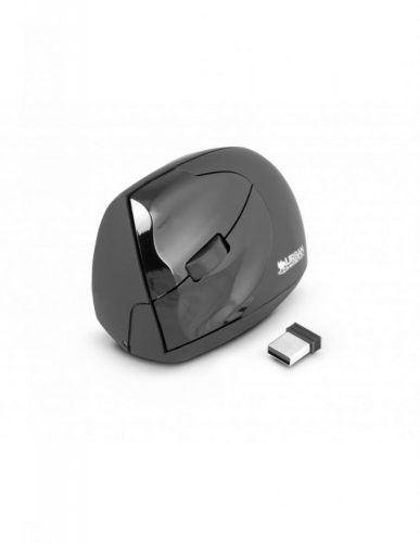 URBAN factory Ergo Left Hand Wireless Mouse Black