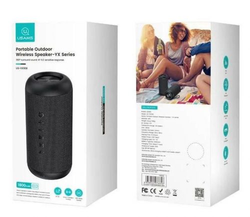 Usams YX8YG01 Bluetooth Speaker Black