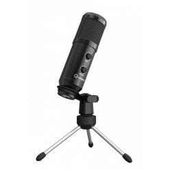 LORGAR 313 Professional Audio Condenser USB Microphone Black