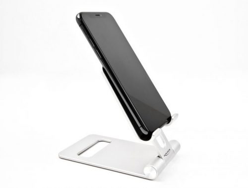 DeLock Smartphone Stand Holder adjustable aluminium