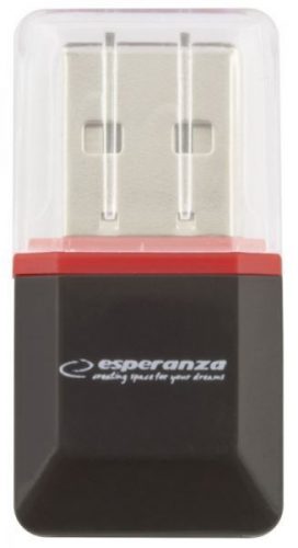 Esperanza EA134 MicroSD Card Reader Black