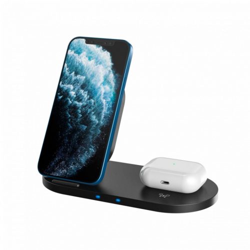 Canyon WS-202 2-in-1 Wireless charging station Black