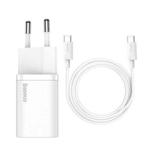 Baseus TZCCSUP-L02 Super Si 1C gyorstöltő adapter 1m White