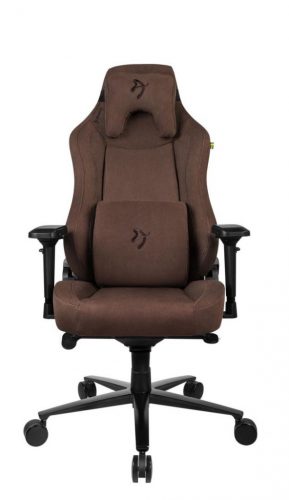 Arozzi Vernazza Supersoft Fabric Gaming Chair Brown