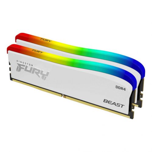 Kingston 16GB DDR4 3200MHz Kit(2x8GB) Fury Beast RGB SE White