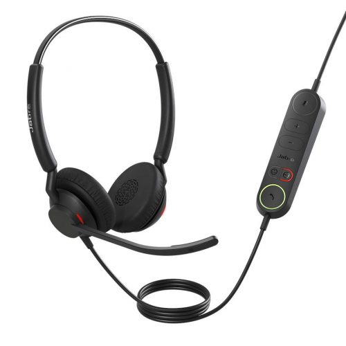 Jabra Engage 40 UC Stereo Headset + Control Unit Black