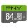 PNY 64GB microSDXC Elite Class 10 UHS-I + adapterrel