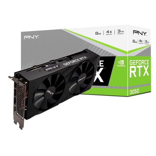 PNY GeForce RTX 3050 8GB DDR6 Verto Dual Fan XLR8