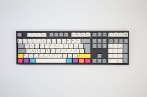 Varmilo VEM109 CMYK USB EC V2 Iris Mechanical Gaming Keyboard Grey/White HU