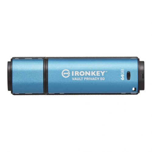 Kingston 64GB IronKey Vault Privacy 50 USB3.2 Blue