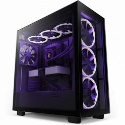 NZXT H7 Elite Tempered Glass RGB Matte Black