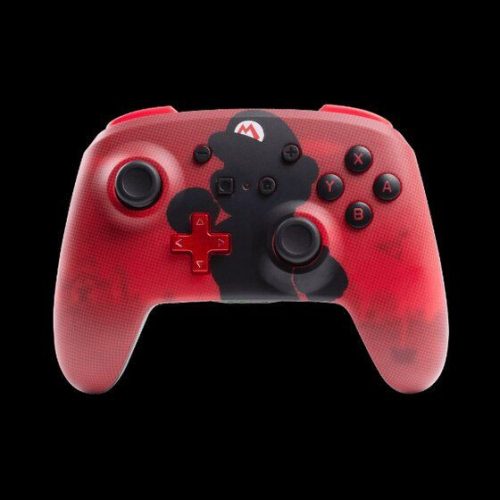 PowerA Enhanced Wireless Bluetooth Gamepad for Nintendo Switch Mario Silhouette